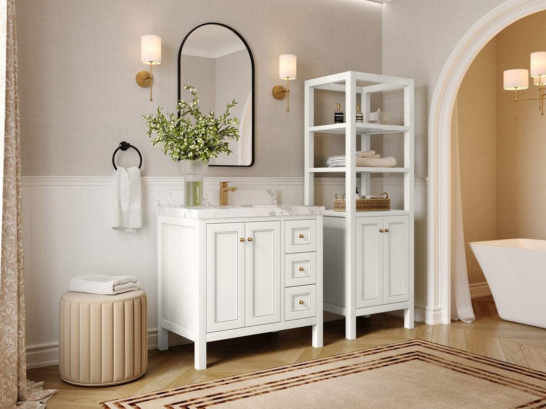Nashville 36 in. W x 22 in. D Center Sink Bathroom Vanity