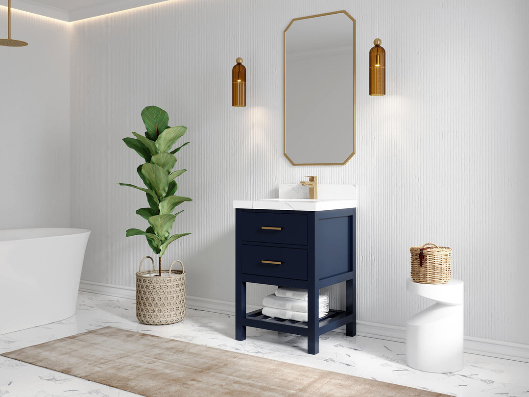 Parker 24 in. W x 22 in. D Single Sink Bathroom Vanity