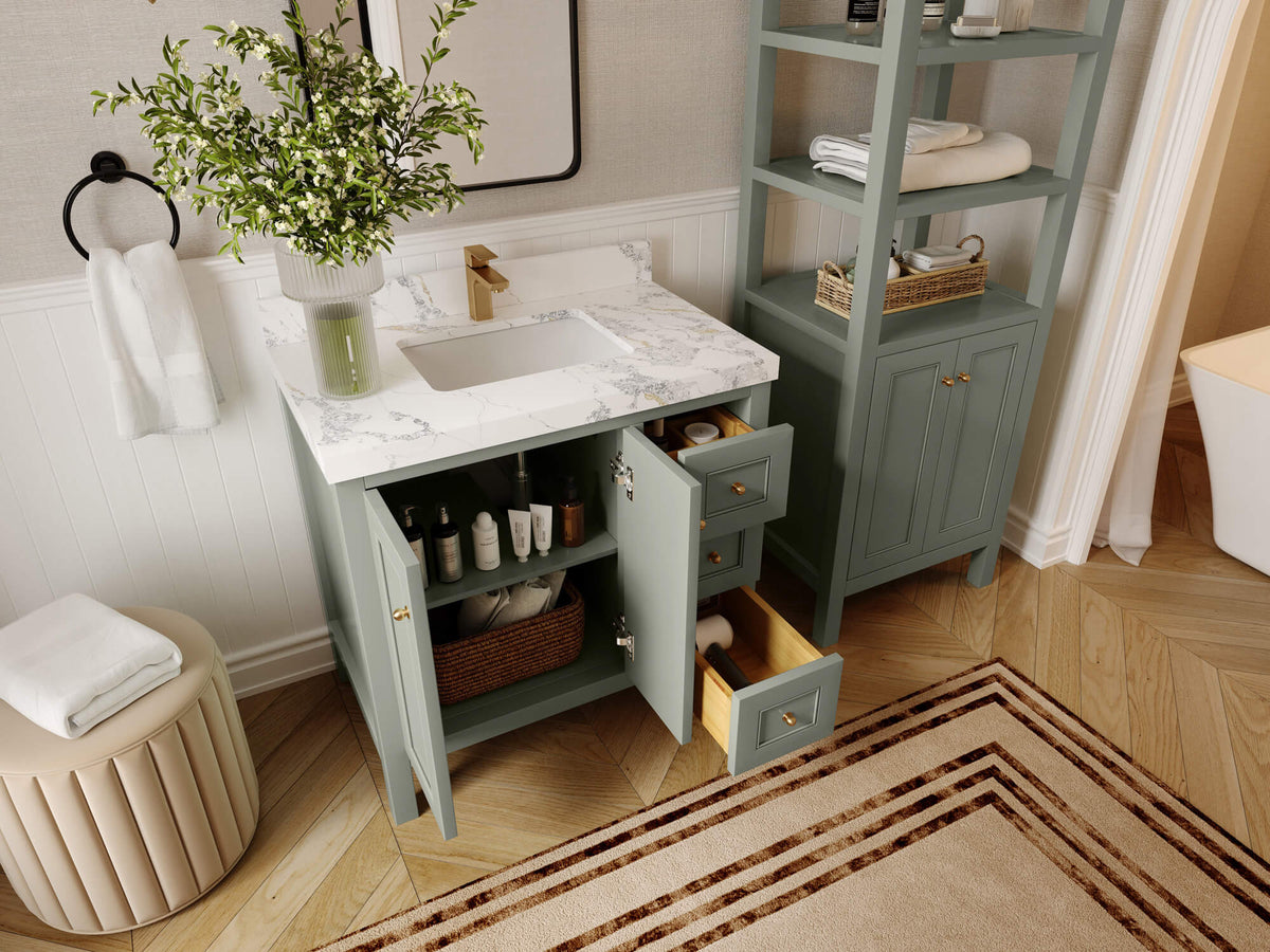 Nashville 36 in. W x 22 in. D Center Sink Bathroom Vanity