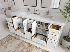 Alys 80 in. W x 22 in. D Double Sink Bathroom Vanity - photo 3