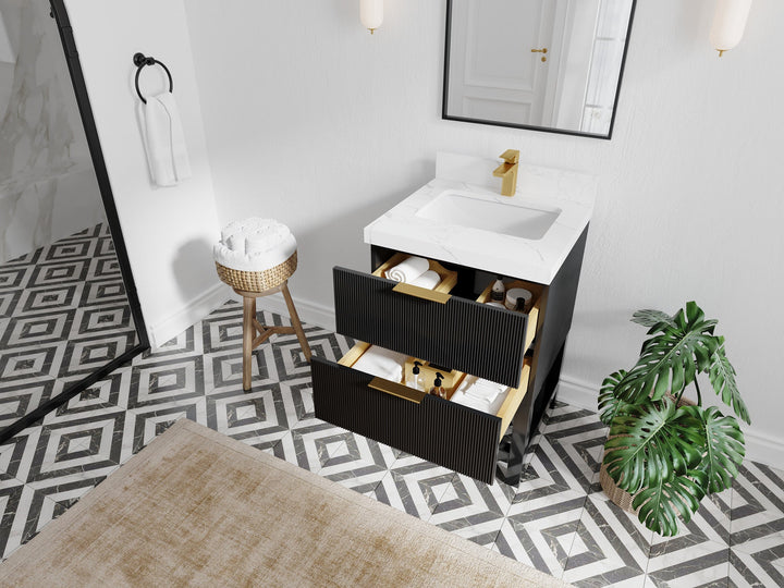Catalina 24 in. W x 22 in. D Single Sink Bathroom Vanity - photo 3