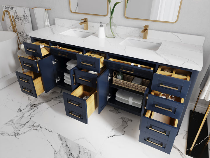 Cambridge 84 in. W x 22 in. D Double Sink Bathroom Vanity - photo 5