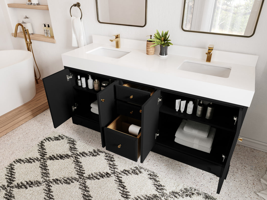 Manhattan 60 in. W x 22 in. D Single Sink Bathroom Vanity