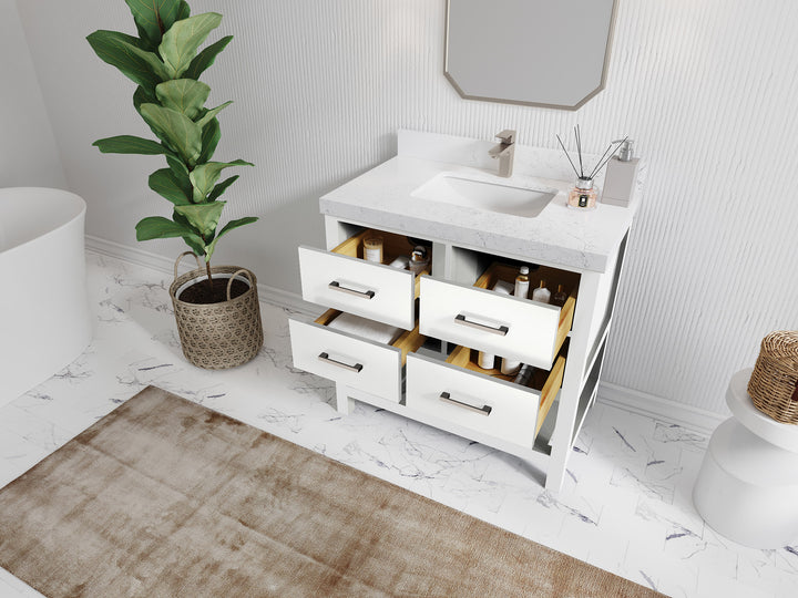 Parker 36 in. W x 22 in. D Single Sink Bathroom Vanity - photo 3
