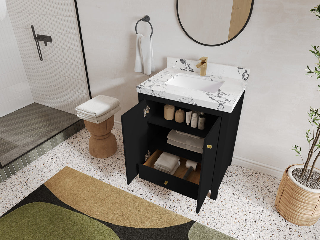 Chicago 30 in. W x 22 in. D Single Sink Bathroom Vanity