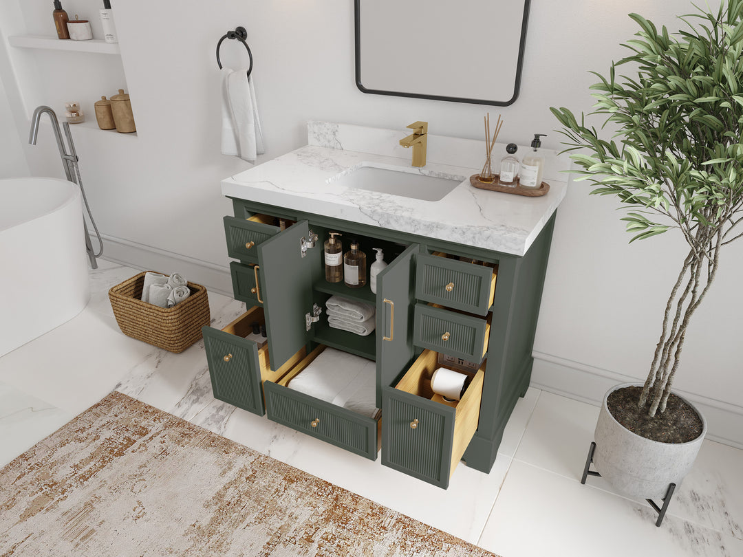 Alys 42 in. W x 22 in. D Single Sink Bathroom Vanity