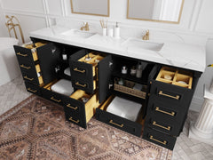 Aberdeen 84 in. W x 22 in. D Double Sink Bathroom Vanity - photo 3