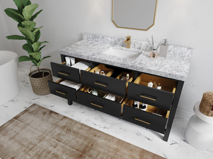 Parker 60 in. W x 22 in. D Single Sink Bathroom Vanity - photo 4