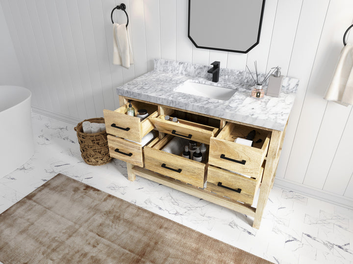 Parker Mango Wood 48 in. W x 22 in. D Single Sink Bathroom Vanity - photo 4