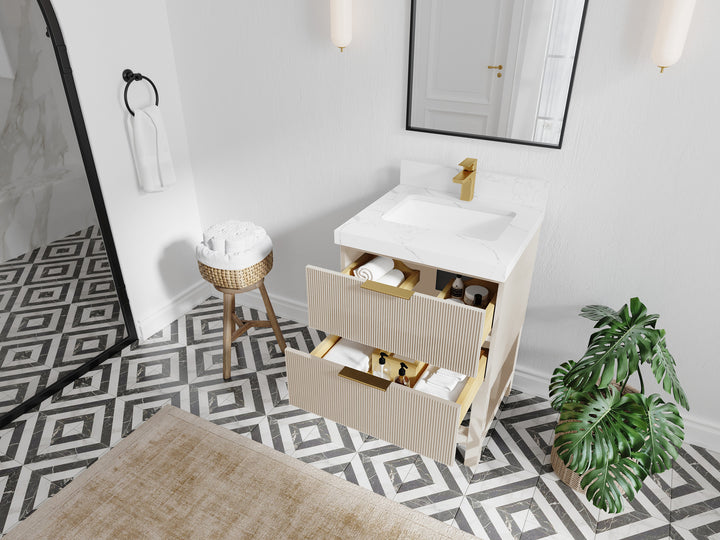 Catalina 24 in. W x 22 in. D Single Sink Bathroom Vanity - photo 3