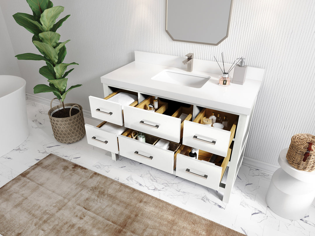 Parker 48 in. W x 22 in. D Single Sink Bathroom Vanity