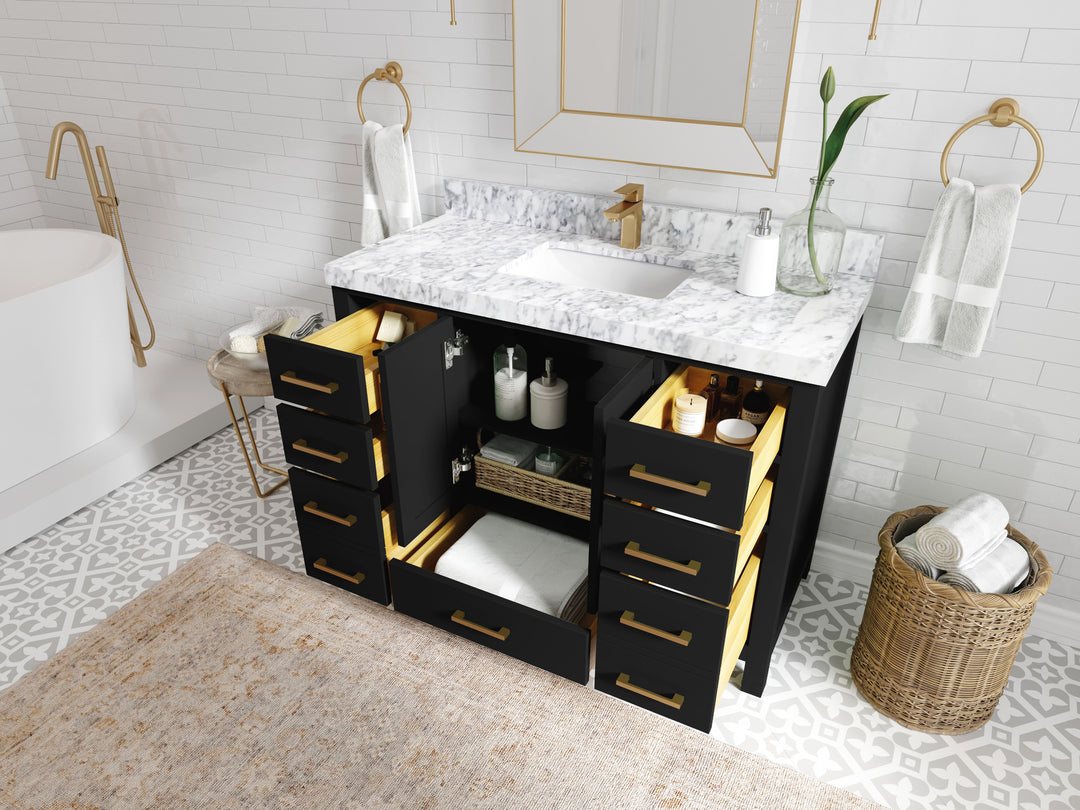 Malibu 48 in. W x 22 in. D Single Sink Bathroom Vanity