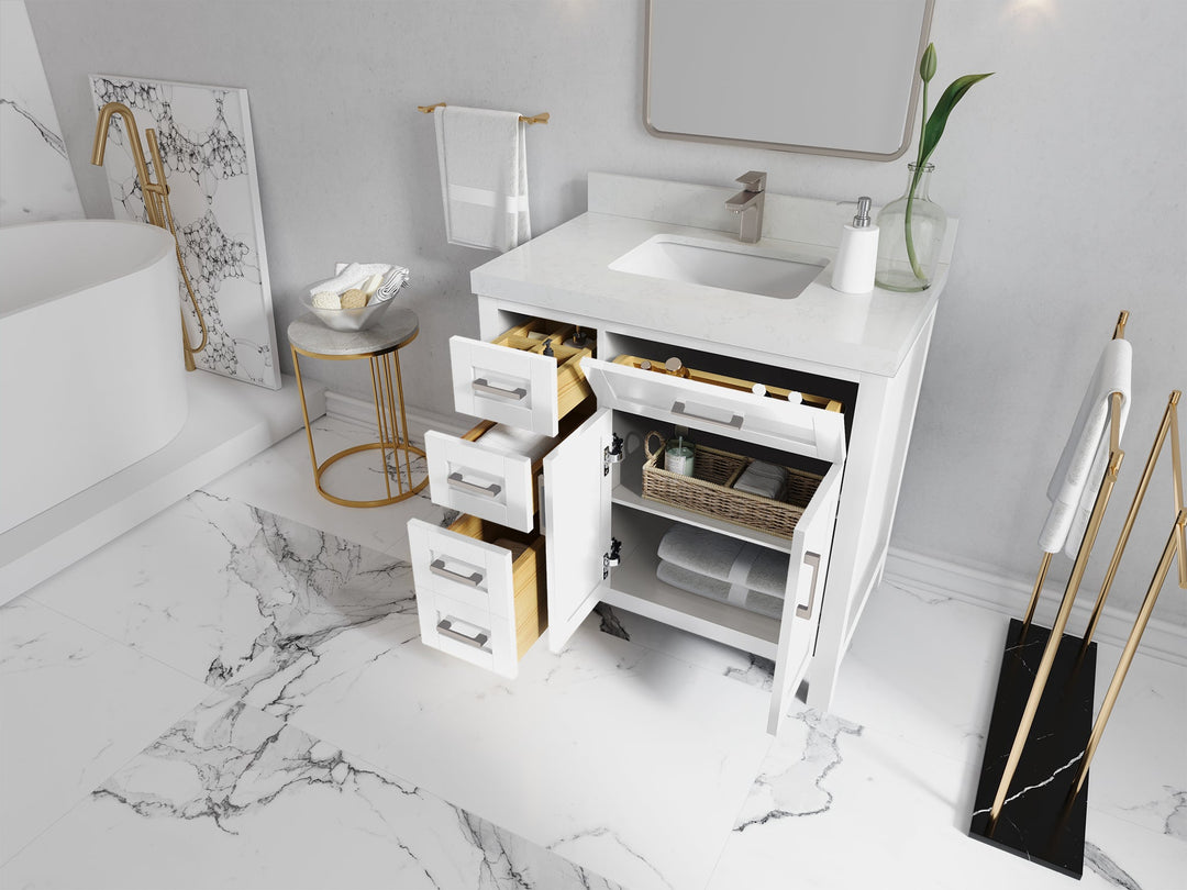Cambridge 36 in. W x 22 in. D Single Center Sink Bathroom vanity