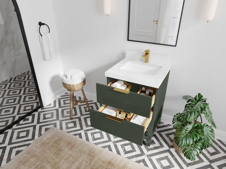 Catalina 24 in. W x 22 in. D Single Sink Bathroom Vanity - photo 3