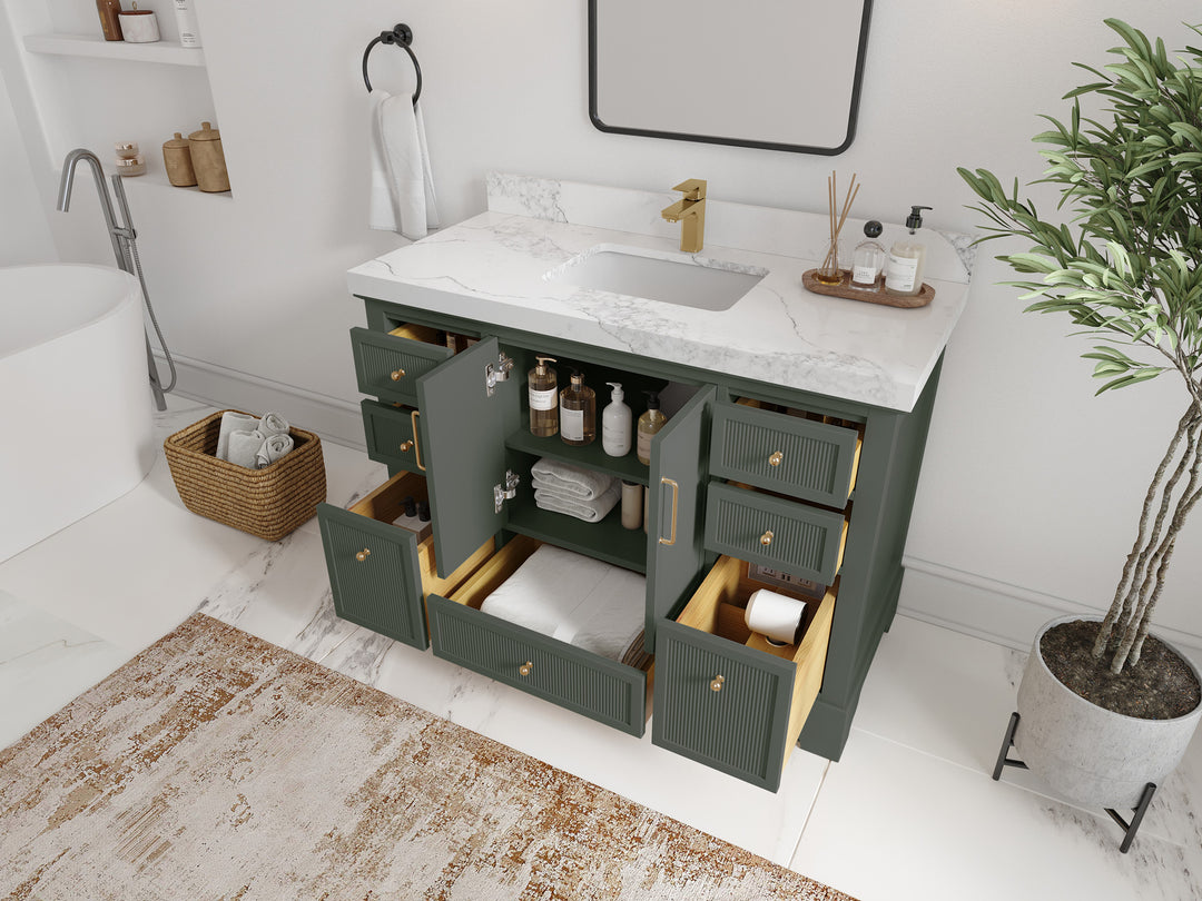 Alys 48 in. W x 22 in. D Single Sink Bathroom Vanity