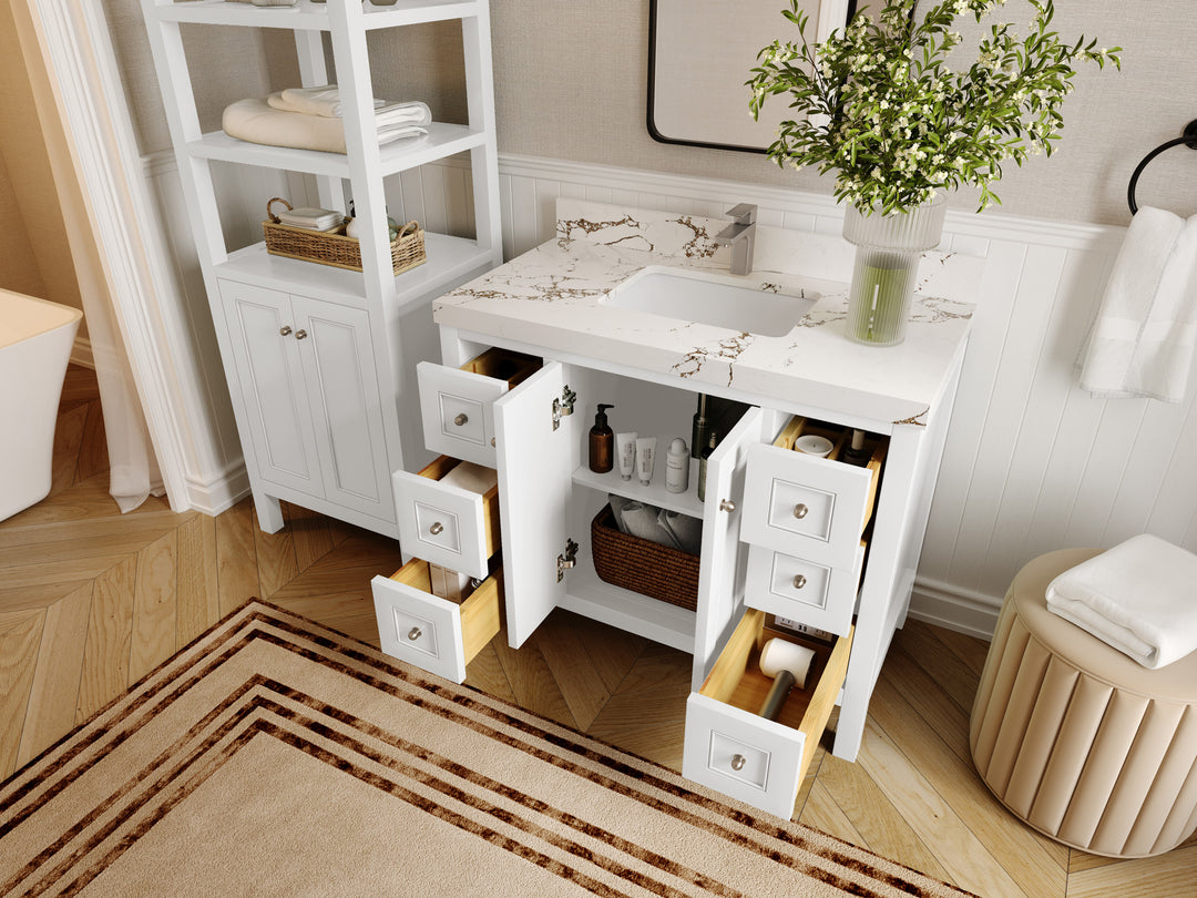 Nashville 42 in. W x 22 in. D Single Sink Bathroom Vanity