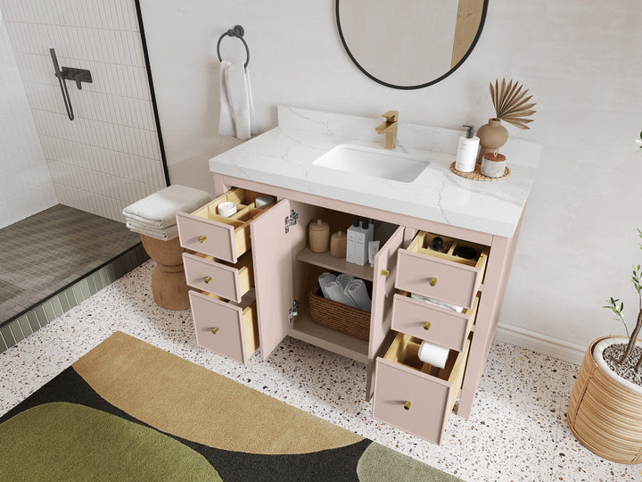 Chicago 48 in. W x 22 in. D Single Sink Bathroom Vanity - photo 3