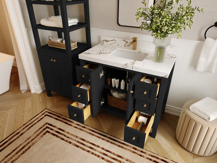 Nashville 42 in. W x 22 in. D Single Sink Bathroom Vanity - photo 3