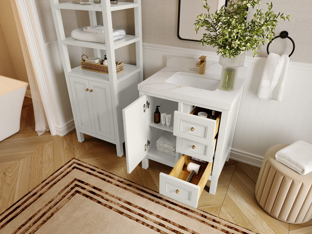 Nashville 30 in. W x 22 in. D Single Sink Bathroom Vanity