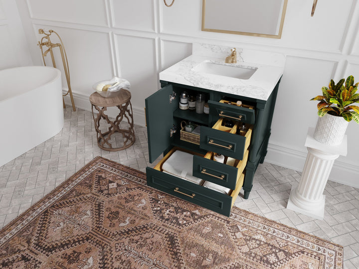 Aberdeen 30 in. W x 22 in. D Single Sink Bathroom Vanity - photo 4