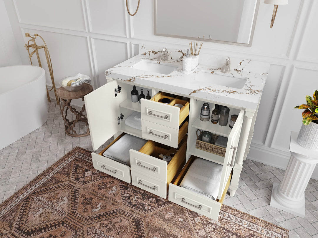 Aberdeen 48 in. W x 22 in. D Double Sink Bathroom Vanity