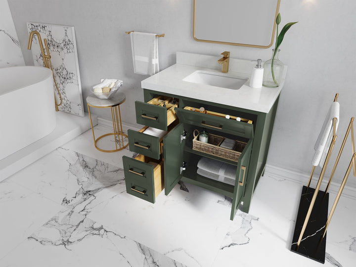Cambridge 36 in. W x 22 in. D Single Center Sink Bathroom vanity - photo 3