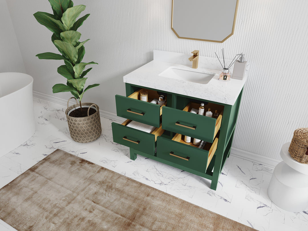 Parker 36 in. W x 22 in. D Single Sink Bathroom Vanity