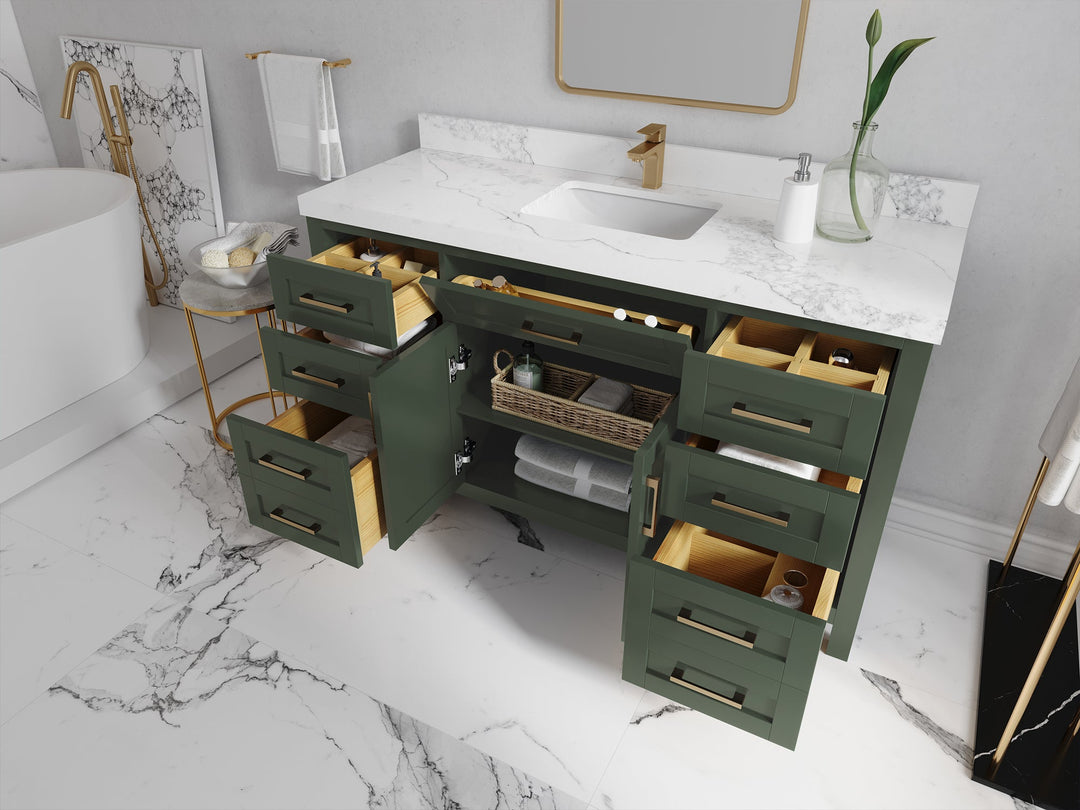 Cambridge 60 in. W x 22 in. D Single Sink Bathroom Vanity