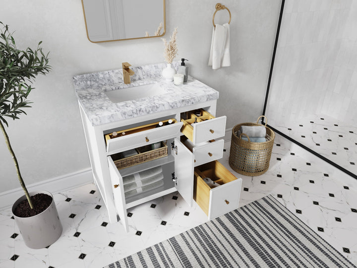 Sonoma 36 in. W x 22 in. D Left Offset Sink Bathroom Vanity - photo 3
