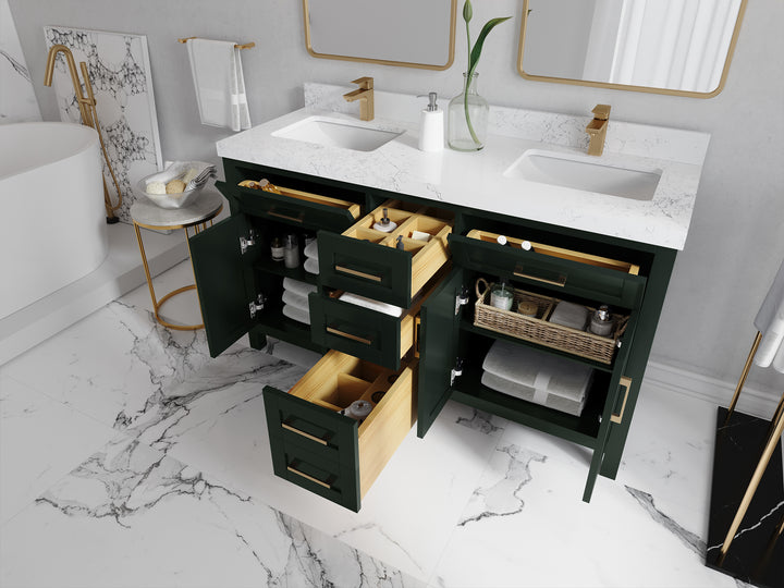 Cambridge 60 in. W x 22 in. D Double Sink Bathroom Vanity - photo 5
