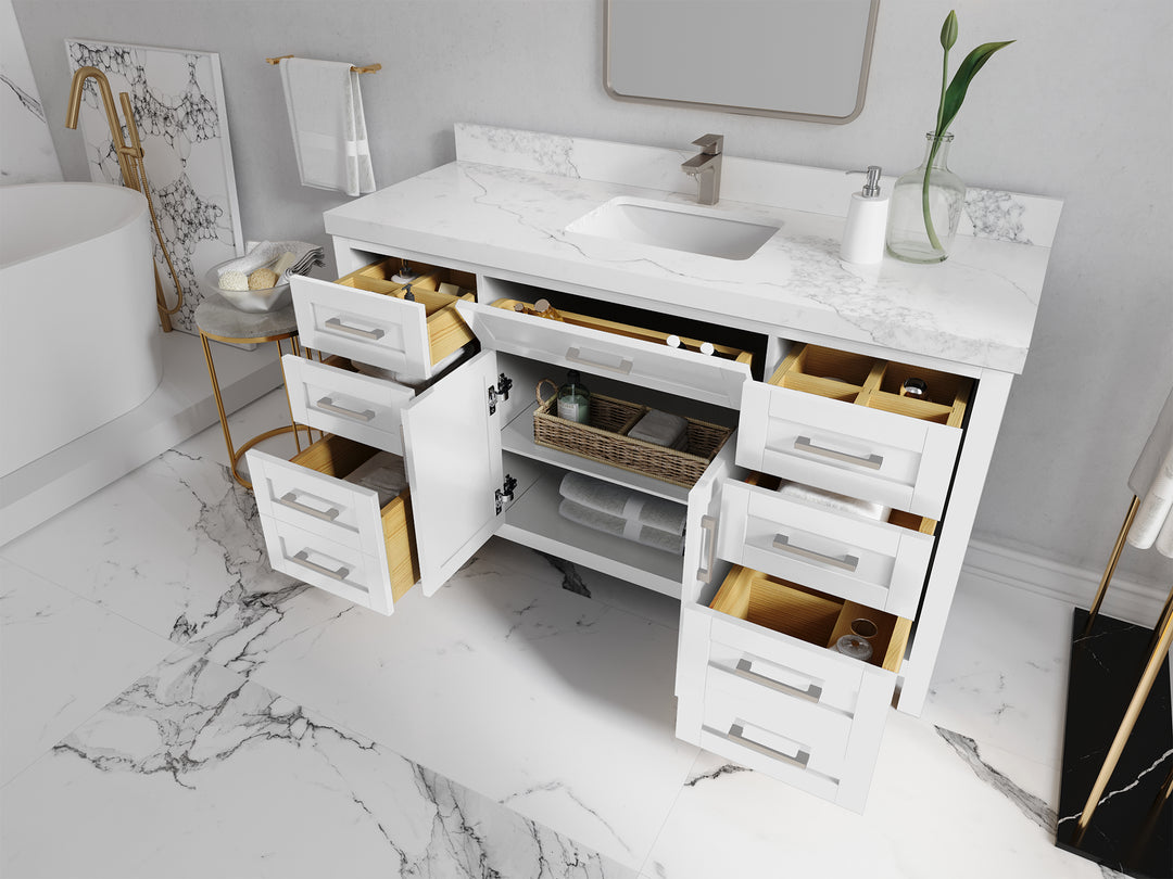 Cambridge 60 in. W x 22 in. D Single Sink Bathroom Vanity
