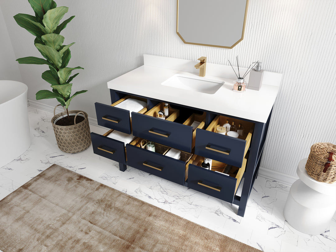 Parker 48 in. W x 22 in. D Single Sink Bathroom Vanity