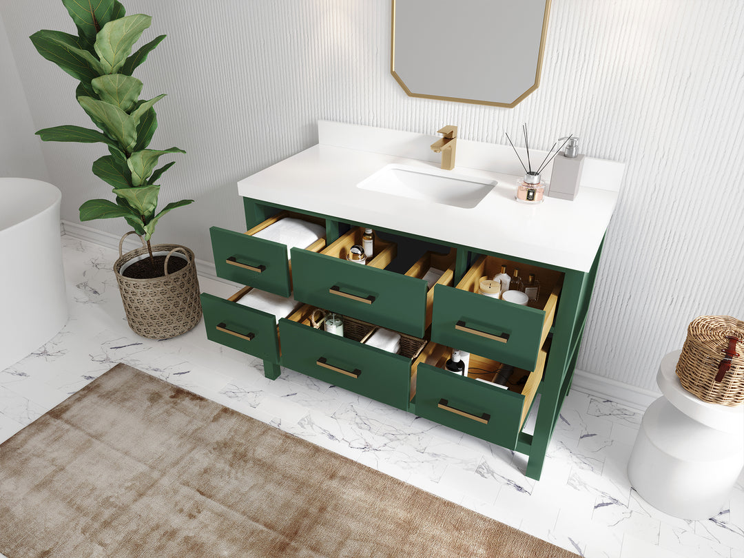 Parker 48 in. W x 22 in. D Single Sink Bathroom Vanity