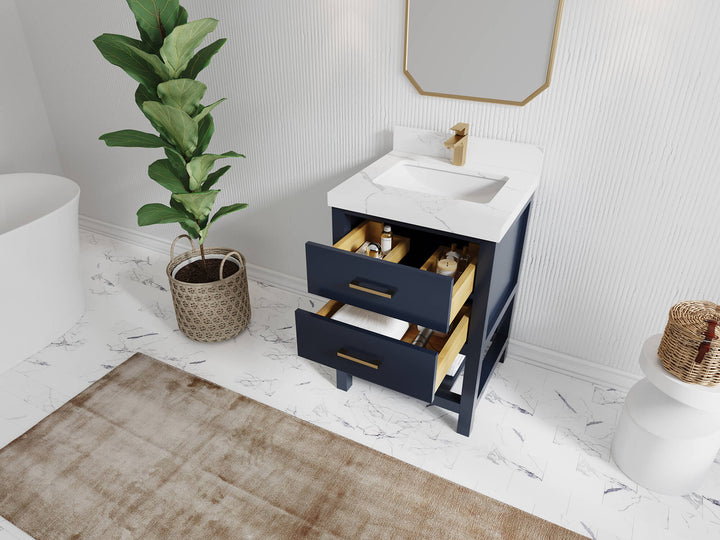Parker 24 in. W x 22 in. D Single Sink Bathroom Vanity - photo 5