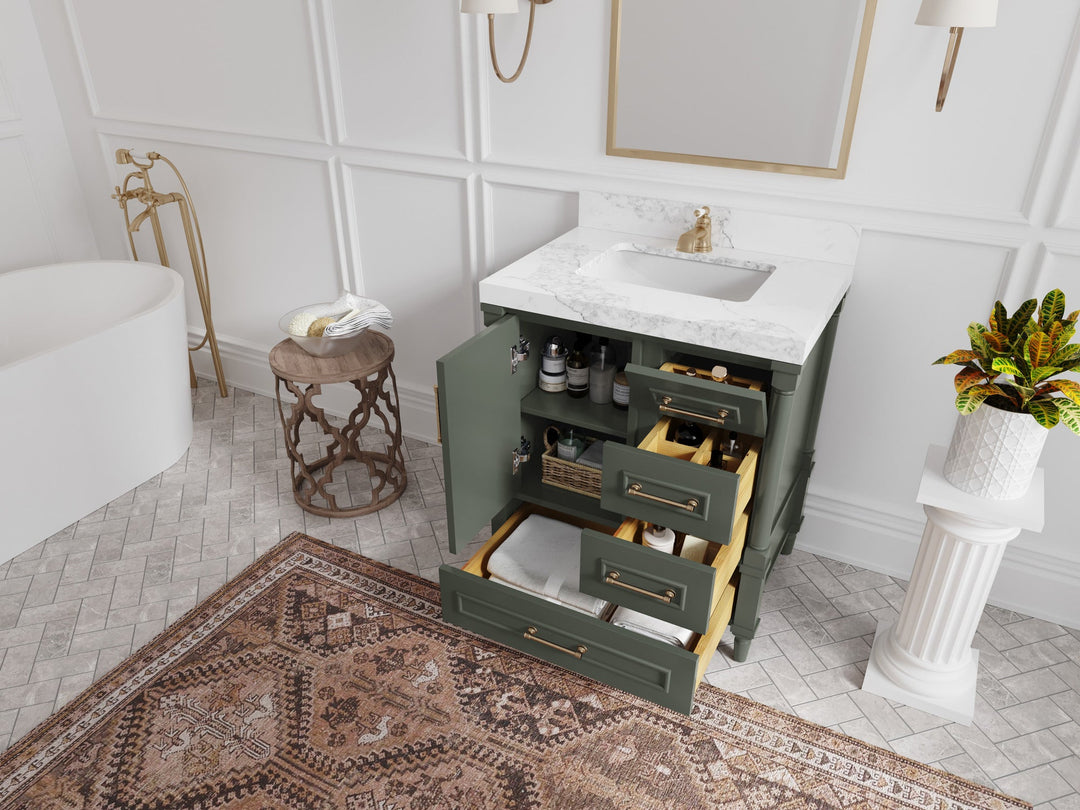Aberdeen 30 in. W x 22 in. D Single Sink Bathroom Vanity