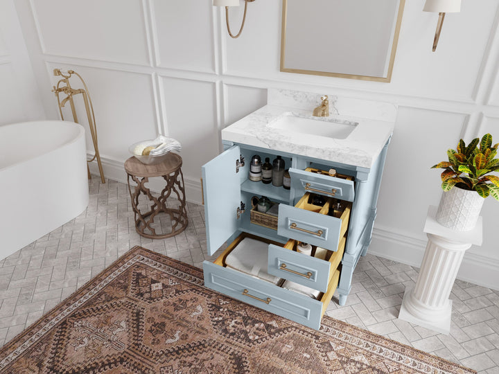 Aberdeen 30 in. W x 22 in. D Single Sink Bathroom Vanity - photo 3