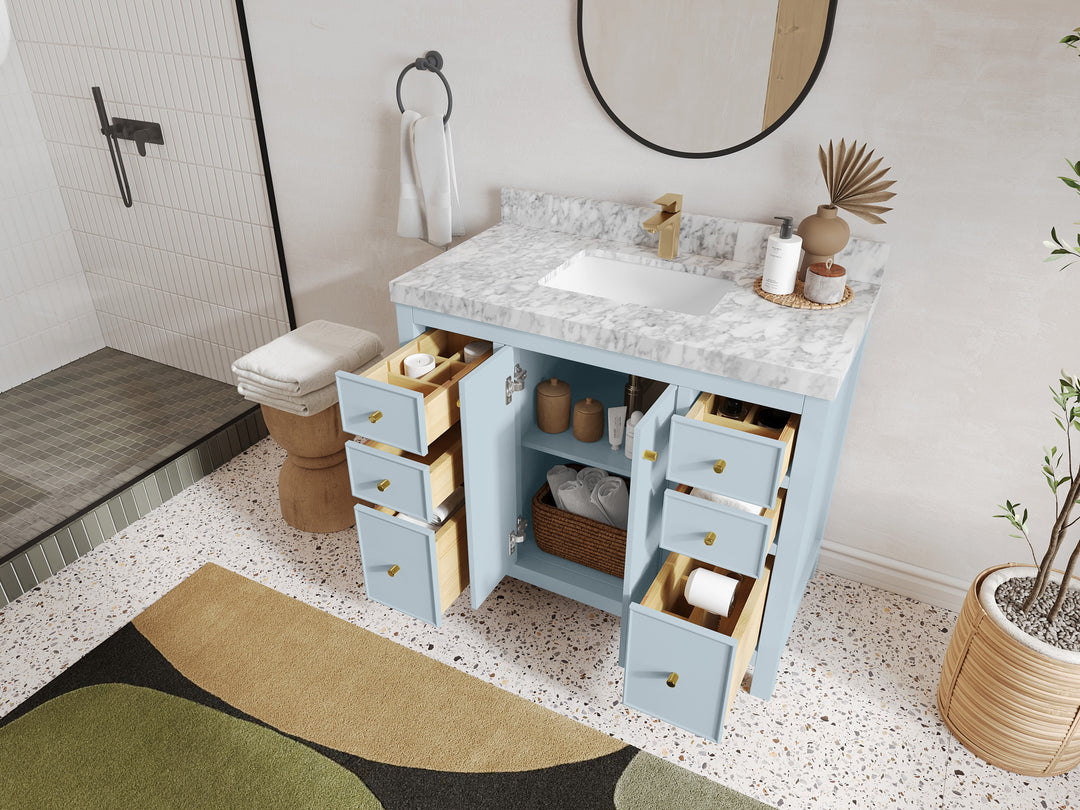 Chicago 42 in. W x 22 in. D Single Sink Bathroom Vanity