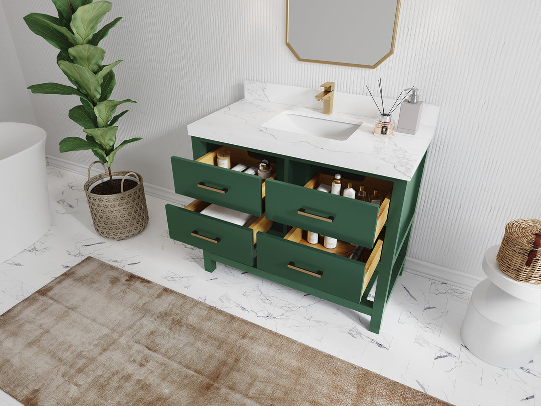 Parker 42 in. W x 22 in. D Single Sink Bathroom Vanity