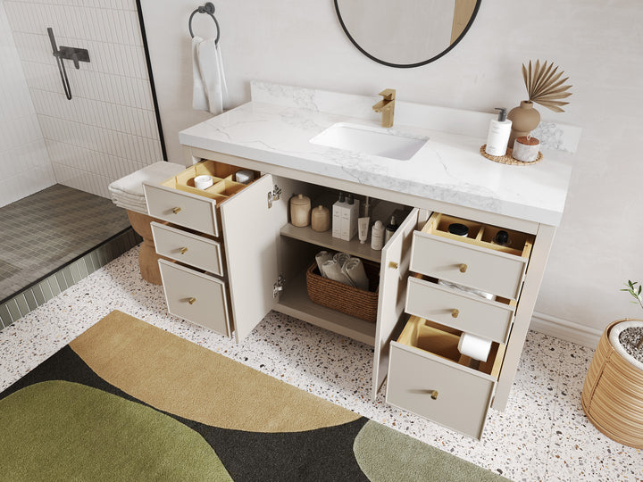 Chicago 60 in. W x 22 in. D Single Sink Bathroom Vanity - photo 3