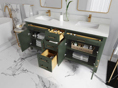 Cambridge 72 in. W x 22 in. D Double Sink Bathroom Vanity - photo 3