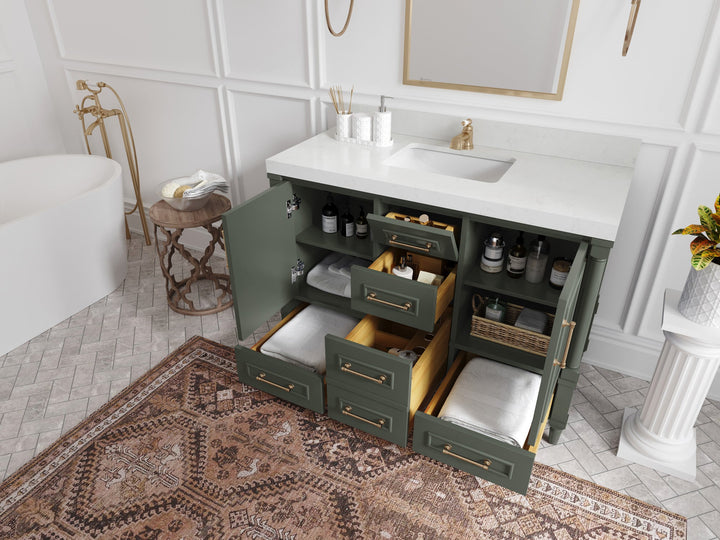 Aberdeen 48 in. W x 22 in. D Single Sink Bathroom Vanity - photo 3