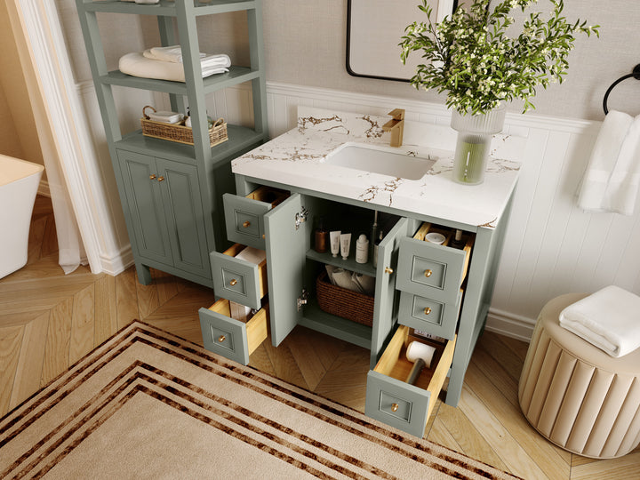 Nashville 42 in. W x 22 in. D Single Sink Bathroom Vanity - photo 4