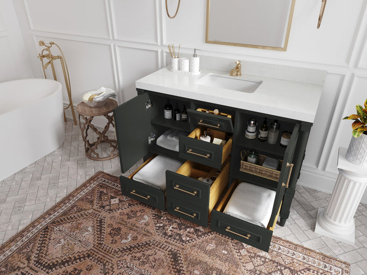 Aberdeen 48 in. W x 22 in. D Single Sink Bathroom Vanity - photo 3