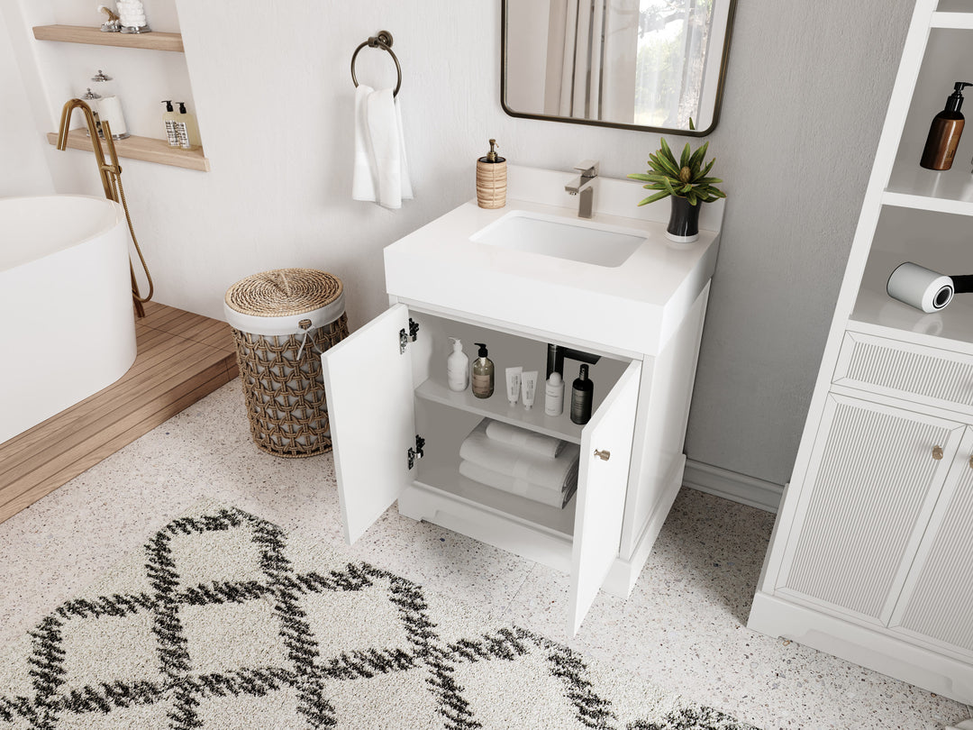 Manhattan 30 in. W x 22 in. D Single Sink Bathroom Vanity
