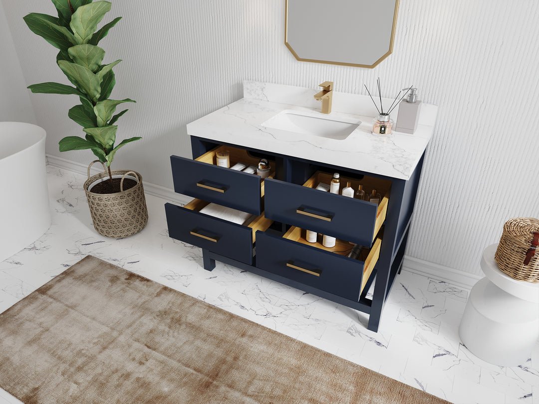 Parker 42 in. W x 22 in. D Single Sink Bathroom Vanity