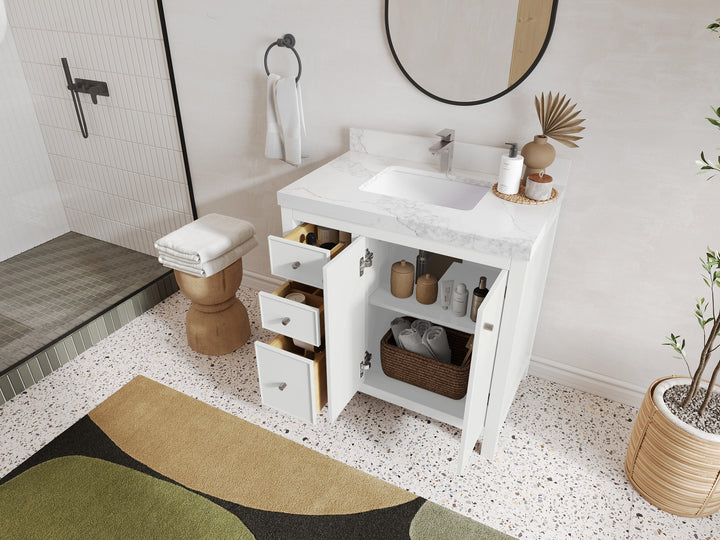 Chicago 36 in. W x 22 in. D Center Sink Bathroom Vanity - photo 3