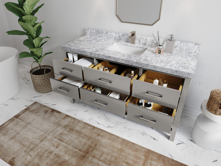 Parker 60 in. W x 22 in. D Single Sink Bathroom Vanity - photo 3