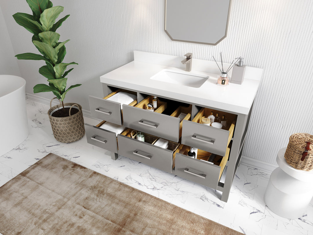 Parker 48 in. W x 22 in. D Single Sink Bathroom Vanity