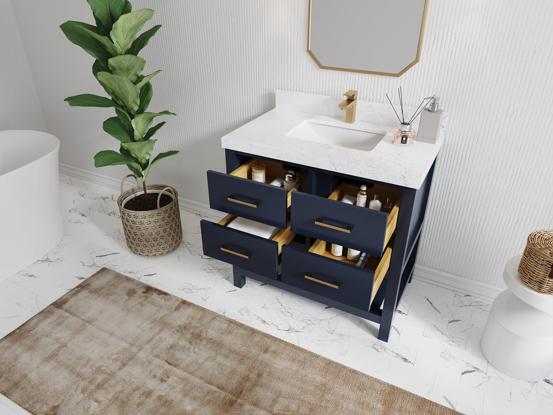 Parker 36 in. W x 22 in. D Single Sink Bathroom Vanity