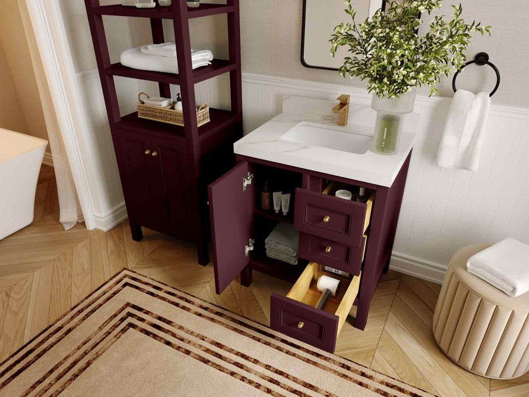 Nashville 30 in. W x 22 in. D Single Sink Bathroom Vanity